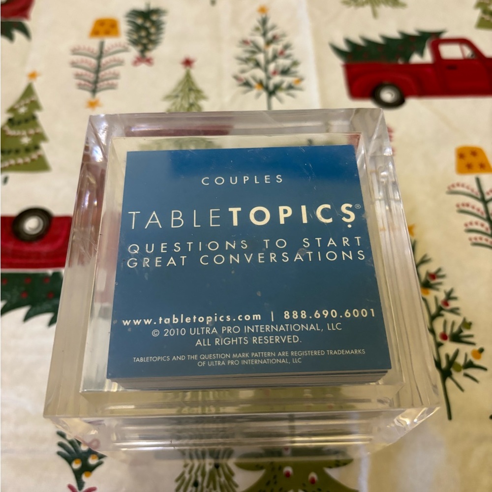 TableTopics for couples.